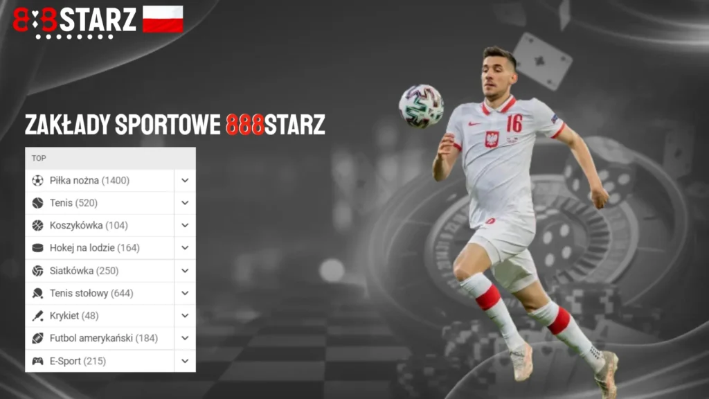 Zakłady sportowe 888Starz